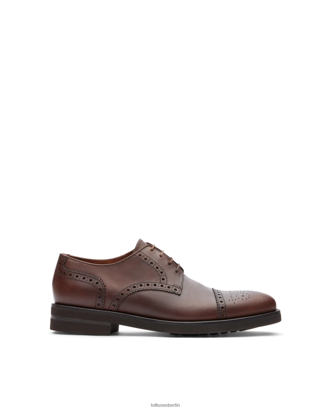 Lottusse Männer Holborn Wax Calf Derby 22LP0148 braun Schuhwerk